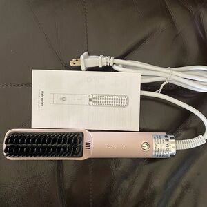 Electric Hair Brush Straightener